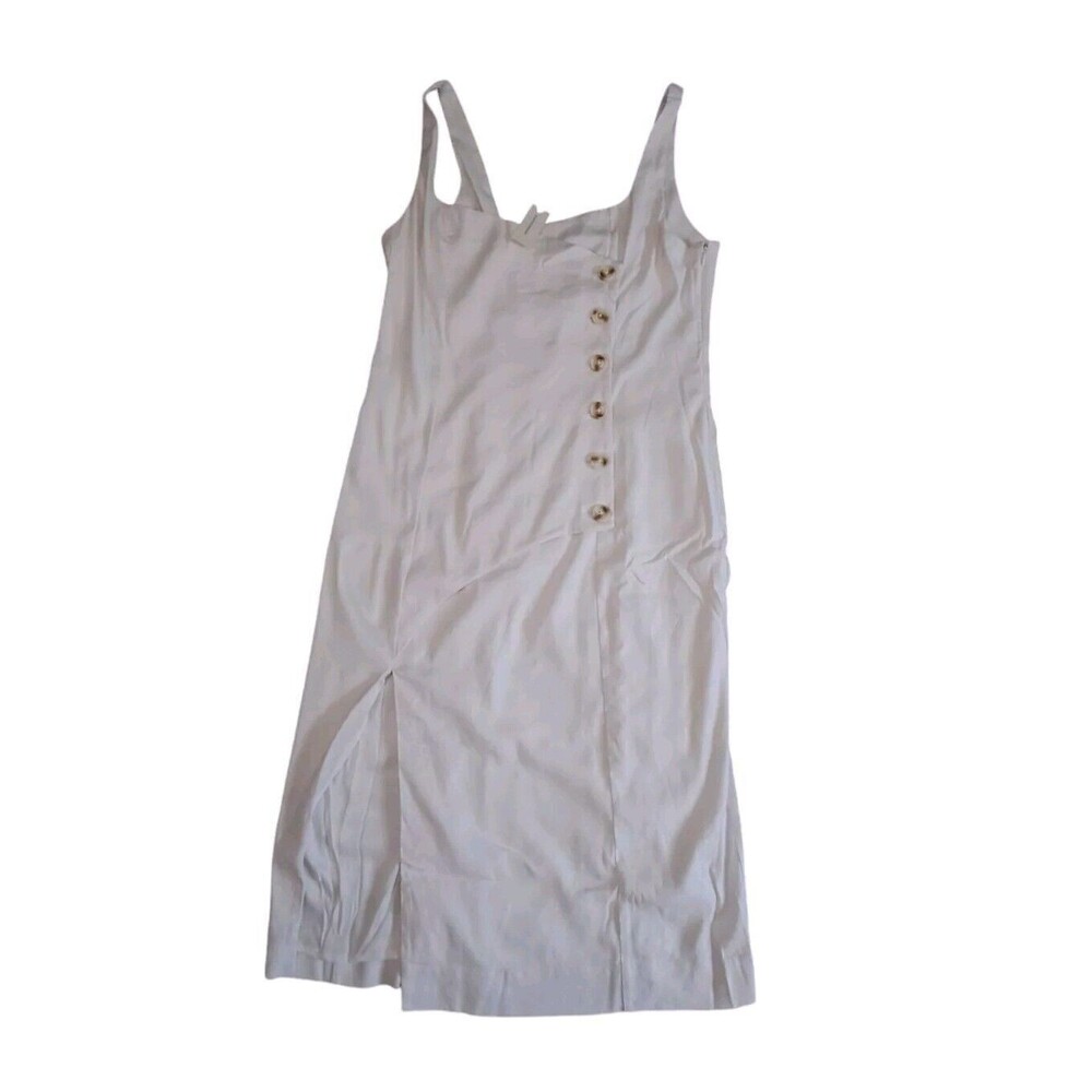 Anthropologie White Midi Dress